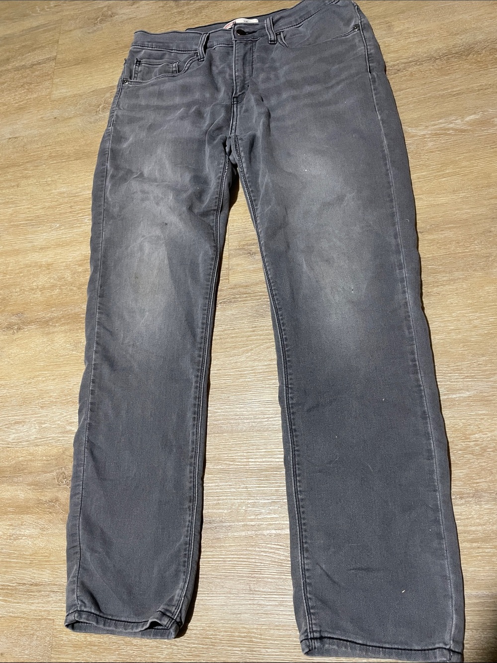 Signature by Levi Strauss Men's Black Straight Jeans